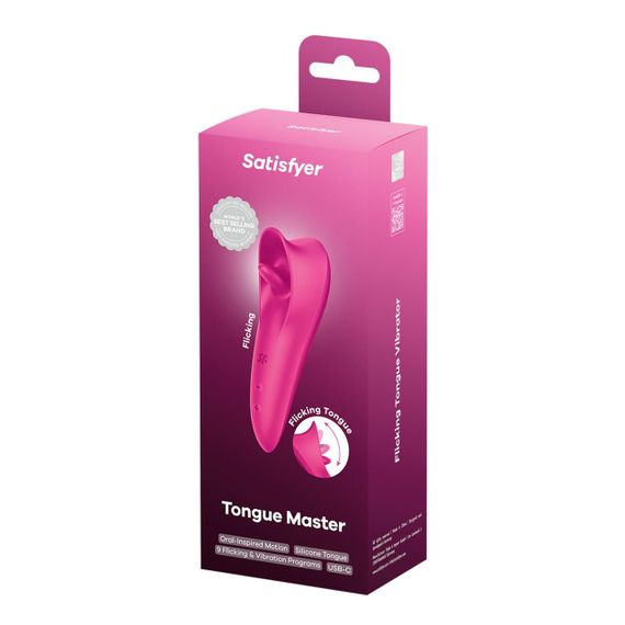 Вибростимулятор для клитора Satisfyer Tongue Master с язычком Sex Aura | Зображення 4