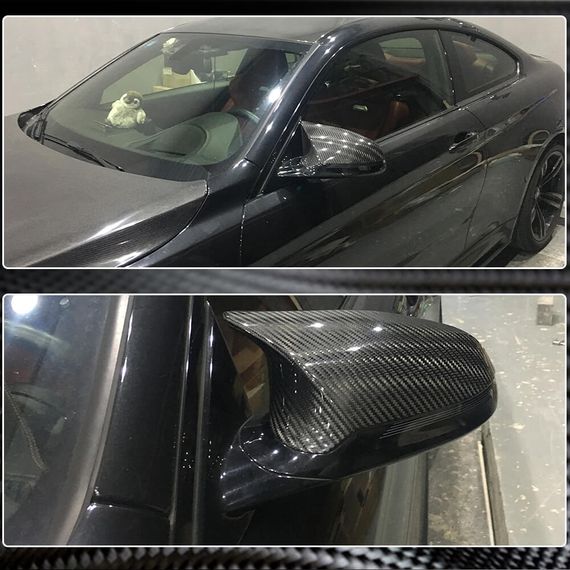 Накладки на Зеркала V2 (для F80, Карбон) для BMW 3 серия F-30/31/34 2012-2019 гг | Зображення 2