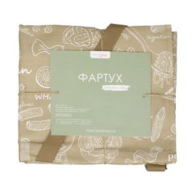 Фартух Home Line 65592 Україна   Бавовна Бежевий, Принт