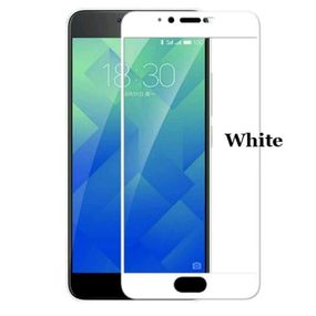 Захисне скло 2.5D на весь екран для Meizu M5 колір Білий