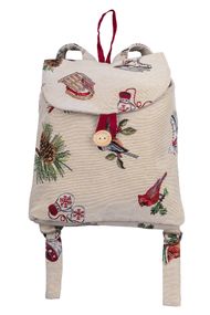 Рюкзак для дітей гобеленовий EDEN1158 Limaso, 25x37x6, Новорічний, Без люрексу, 75% поліестер, 22% бавовна, 3% акрил, Гобелен