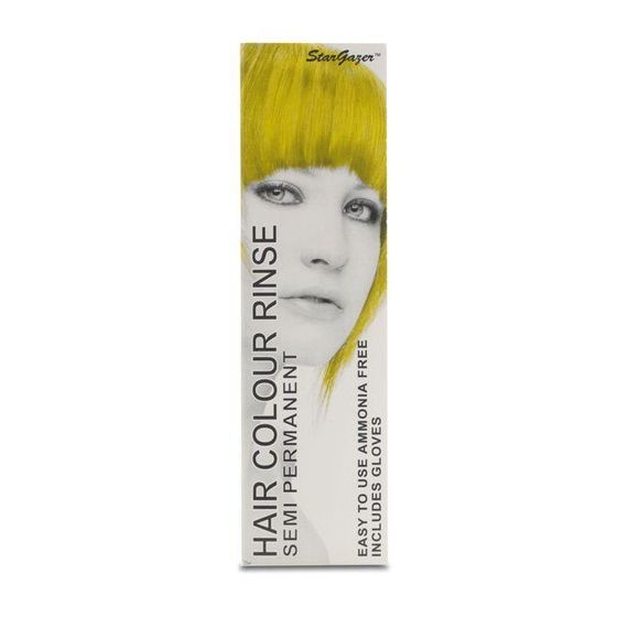 Краска для волос Желтая Stargazer Semi-permanent hair colour Yellow 70 мл | Зображення 4