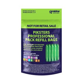 Міжзубні йоржики Piksters Refill Professional, № 6 (діаметр 1.4) зелені, м’яка упаковка, 40 шт