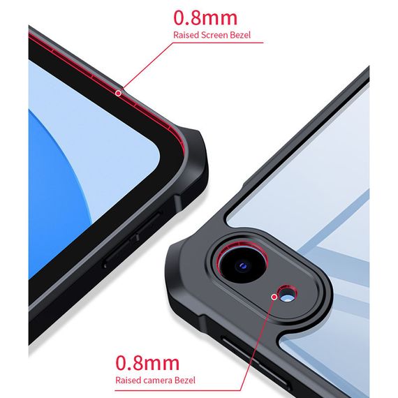 TPU+PC чохол Xundd c посиленими кутами для Apple iPad 10.9" (2022-24) / 11" (A16) 2025 Чорний | Зображення 3