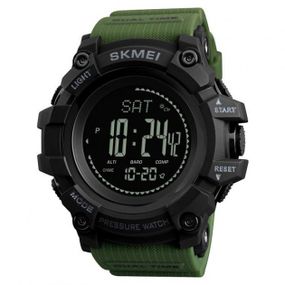 Чоловічий годинник Skmei 1358AG Army Green Smart Watch Compass