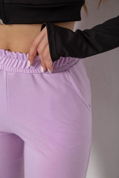 Спортивные штаны женские, цвет сиреневый, 238R345 | Зображення 4