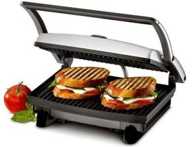 Прижимной контактный домашний электрогриль Rainberg RB-5412 2800 Вт электрический гриль для дома