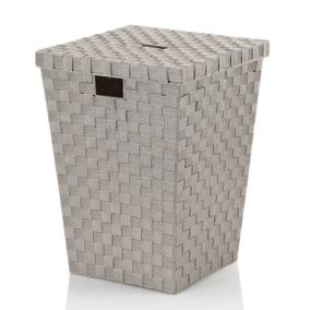 Кошик для білизни Kela Alvaro 24569 40х40х52 см сріблясто-сіра