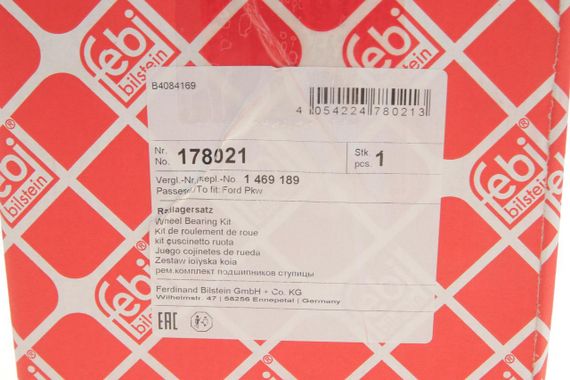 Підшипник маточини задньої Ford Connect 02-13 +ABS к-кт  178021 | Зображення 4
