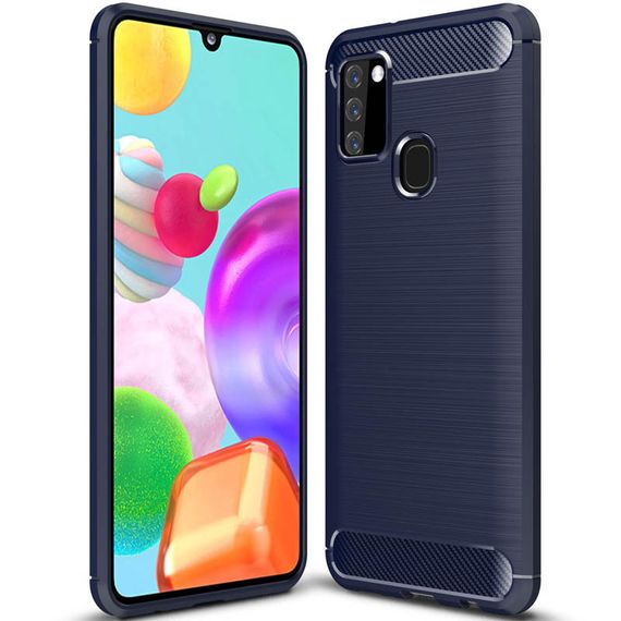 TPU чохол накладка Slim Series для Samsung Galaxy A21s Blue