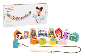 ДЕРЕВЯННАЯ ИГРУШКА ШНУРОВКА РЫБКИ CUBIKA (ЛЕВЕНЯ) 13647