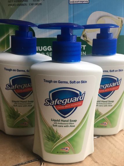 🧴 Safeguard Liquid Hand Soap with Aloe 225 мл — Антибактеріальне рідке мило з алое вера 🌿 | Зображення 1