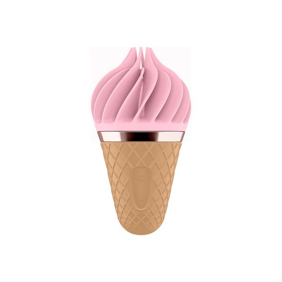 Вібростимулятор для клітора у вигляді Морозива Satisfyer Layons Sweet Temptation, рожевий Sex Aura | Зображення 2