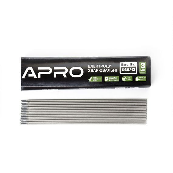 Електроди зварювальні Е 60/13 5 кг 3 мм APRO 6999081 | Зображення 3