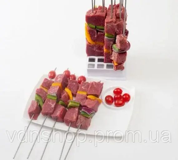 Пристрій для швидкого нанизування шашлику brochette express | шпажки для шашлику | Зображення 5