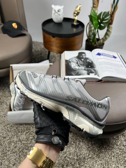 Мужские кроссовки Salomon XT-4 Carbon Silver Beige весна / літо / осінь A3635 45 28,5 | Зображення 3