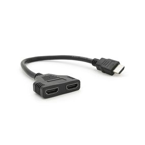 Разветвитель HDMI 1=>2 порта,1080P,кабель 30см,OEM