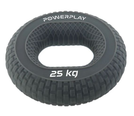 Еспандер кистьовий силіконовий PowerPlay PP-4333 Hand Grip Large 25 кг Сірий (PP_4333_Grey_25kg) | Зображення 2