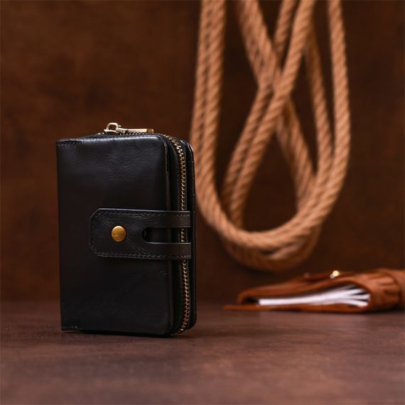 Кошелек женский Vintage 14919 Черный | Зображення 8