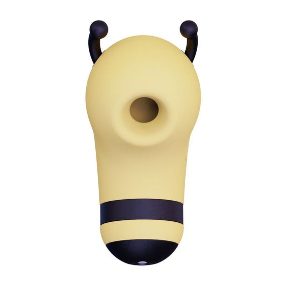 Вакуумний стимулятор із мікрострумами CuteVibe Beebe Yellow, на палець | Зображення 1