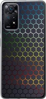 Чохол на Xiaomi Redmi Note 11 Переливні стільники із силікону FCh_010172