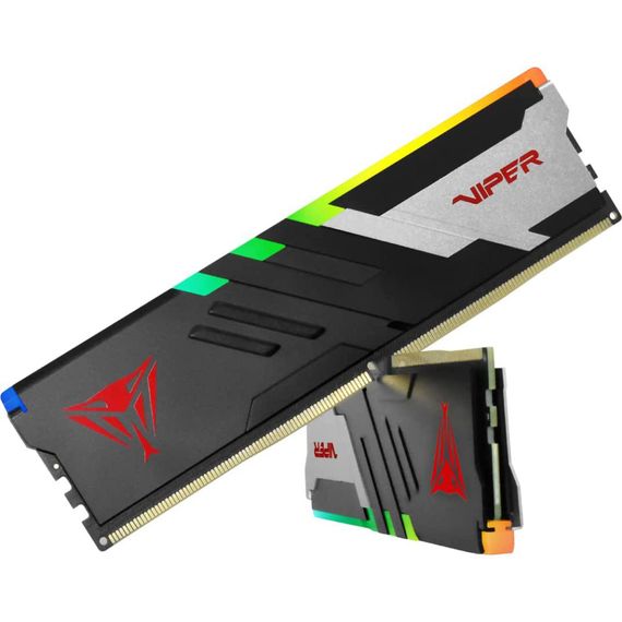 Модуль пам'яті для комп'ютера DDR5 32GB (2x16GB) 7000 MHz Viper Venom RGB Patriot (PVVR532G700C32K) | Зображення 5