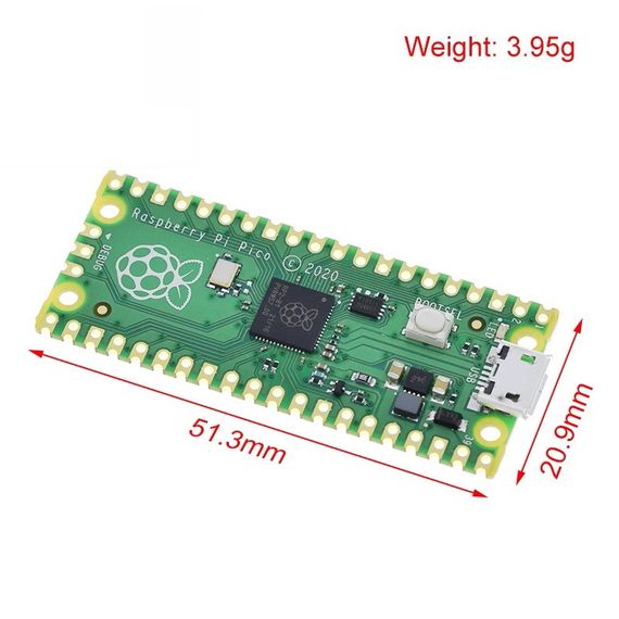 Плата разработчика Raspberry Pi Pico MicroPython RP2040 | Зображення 2