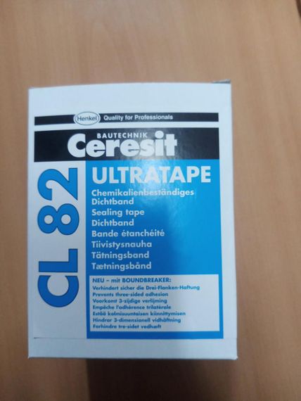 Химически стойкая гидроизолирующая лента Ceresit CL 82 Ultratape 10 м | Зображення 1