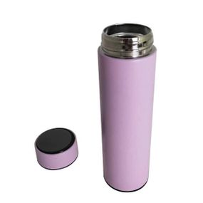 Розумний термос з індикатором температури Рожевий