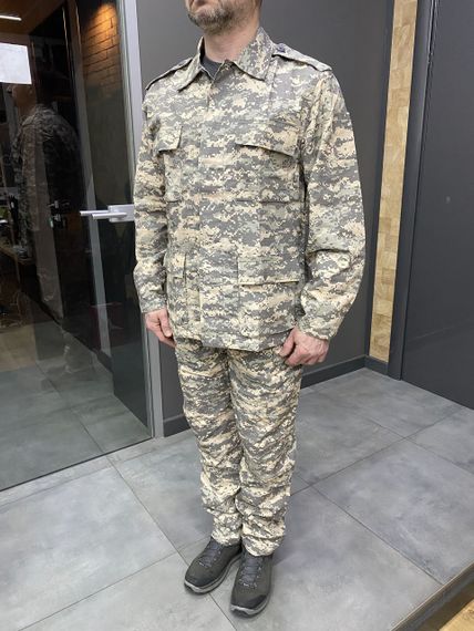 Військова форма (кітель та штани), піксель НАТО, розмір L, Yakeda, тактична військова форма літня | Зображення 4