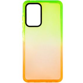 Чохол TPU+PC Sunny Gradient для Samsung Galaxy A52 4G / A52 5G / A52s, Салатовий / Помаранчевий