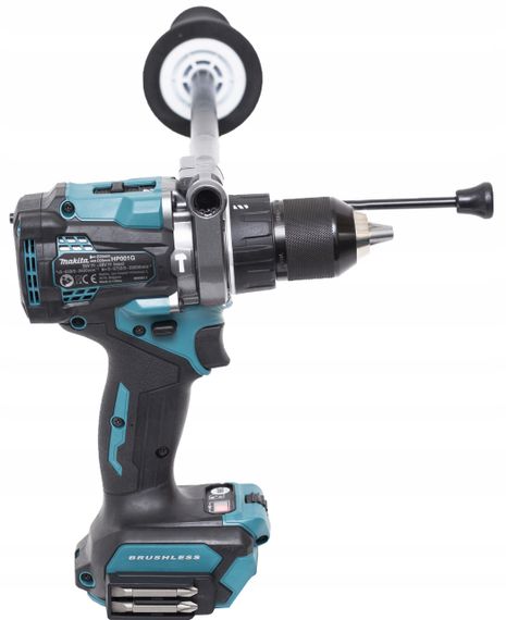 Шуруповерт-дрель с ударным режимом аккумуляторный Makita HP001GZ (140 Нм, 1.5-13 мм, BL, XGT, без аккумуляторов и зарядного устройства) | Зображення 6