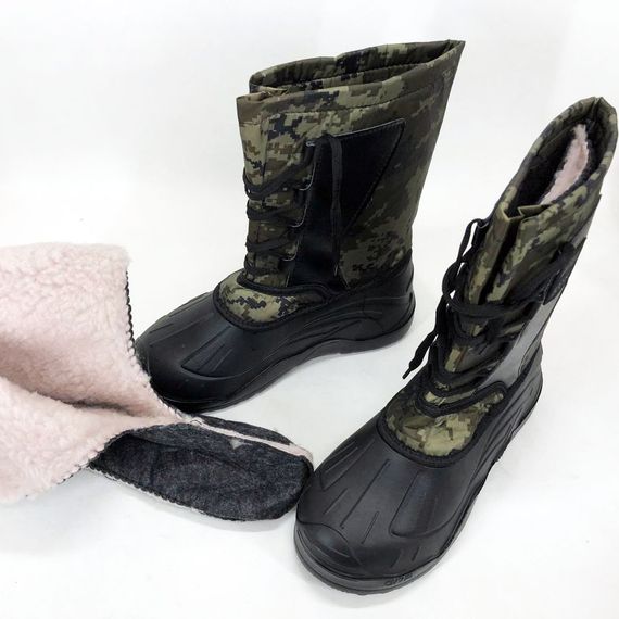 Черные ботинки для работы, Ботинки мужские для работы мужские Качественная рабочая обувь IA-19 | Зображення 2