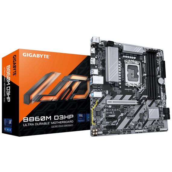 Материнская плата GIGABYTE B860M D3HP sAM5 B860 4xDDR5 M.2 HDMI DP mATX B860M_D3HP | Зображення 3