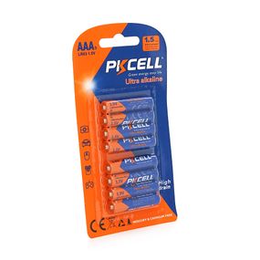 Батарейка щелочная PKCELL 1.5V AAA/LR03.8 штук в блистере,цена за блистер,Q10