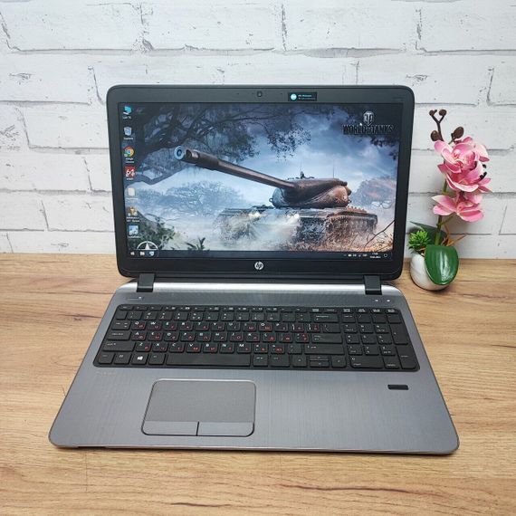 Ноутбук HP ProBook 455 G2 / 15.6" (1366x768) TN / AMD A6 Pro-7050B (2 ядра по 2.2 - 3.0 GHz) / 8 GB DDR3 / 128 GB SSD / AMD Radeon R4 Graphics / WebCam / DVD-ROM б/в | Зображення 1
