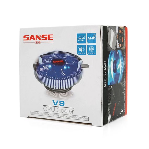 Кулер процесорний Am2/Am3/FM1/FM2 80-mm, 3-pin, Blue | Зображення 3