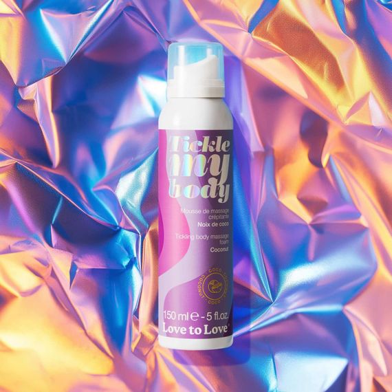 Масажна піна Love To Love TICKLE MY BODY COCONUT (150 мл) зволожувальна sexstyle | Зображення 1