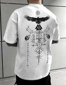 Футболка з ДТФ принтом (оверсайз)