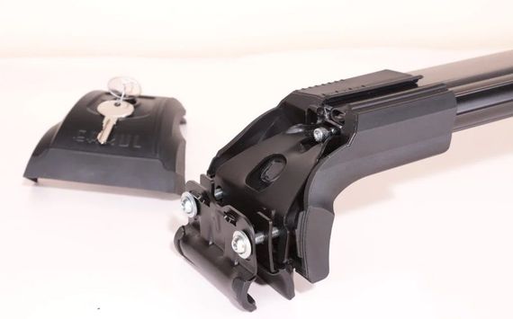 Поперечины на интегрированные рейлинги Strong V2 120 см (2 шт) Серый для Ford Focus III 2011-2017 гг | Зображення 6