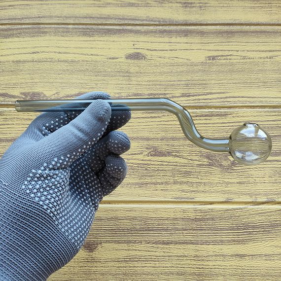 Стеклянная трубка Sherlock Ball Long Oil Gray | Зображення 1