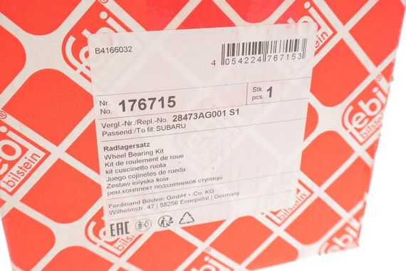 Підшипник маточини задньої Subaru Legacy 4 03- 176715 | Зображення 4