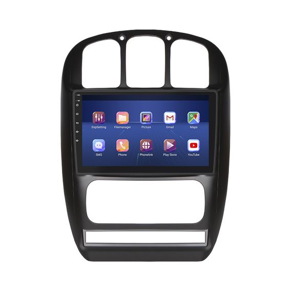 Штатная магнитола Lesko для Chrysler Voyager IV Рестайлинг 2004-2008 экран 10" 2/32Gb Wi-Fi GPS Base | Зображення 1