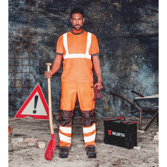 Штани робочі NEON, сигнальні, оранжеві, розмір 50 | Зображення 8