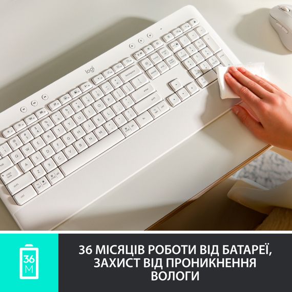 Клавіатура Logitech Signature K650, UA, Graphite (920-010945) | Зображення 6