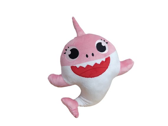 Плюшевая игрушка мама акула розовая подарок для ребенка 40 см BABY SHARK 02241 | Зображення 1