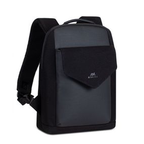 Рюкзак міський Rivacase 8521 Cardiff / Black 25х35х11 см чорний