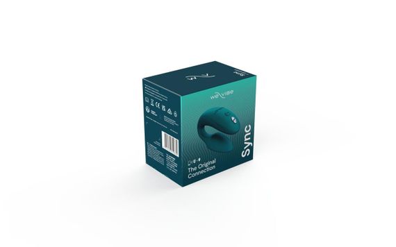 Вібратор для пар We-Vibe SYNC 2 Green Velvet — Bluetooth We-Connect, водонепроникний, магнітна зарядка | Зображення 9