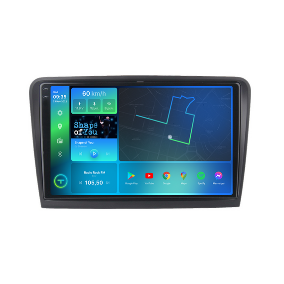 Штатна магнітола Torssen 2K Skoda Superb 16+ F108256 4G Carplay DSP | Зображення 1