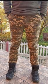 Теплые мужские штаны пиксель XL